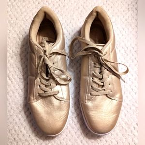 Gold comfy sneakers